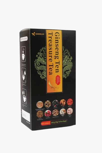 Thé Ginseng - Ginseng Treasure Tea product packaging